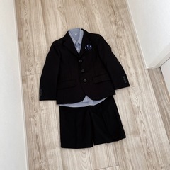 【美品】セレモニースーツ フォーマルスーツ110の画像