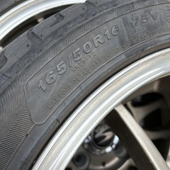 165/50R16 アルミ　4本セットの画像