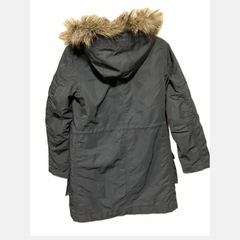 UNIQLO　ユニクロ　ブラック　ファー付き　モッズコート　サイズSの画像