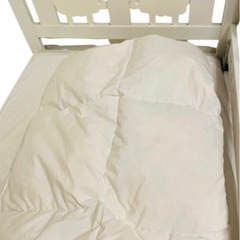 早い者勝ち　定価¥23,294 　IKEA イケア　ホワイト 27 1/2x63インチ　マットレス・布団・シーツ・ベッドフレーム付き の画像