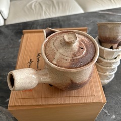 萩焼　茶器セット　未使用の画像