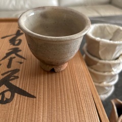 萩焼　茶器セット　未使用の画像
