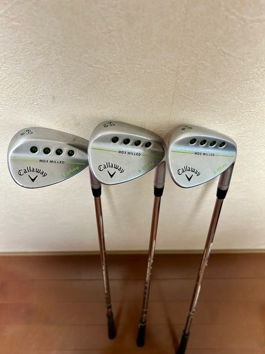 【ウェッジ3本 】Callaway MD3 Milled 60度52度48度