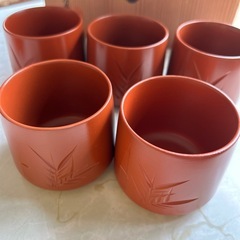 朱泥　茶器セットの画像