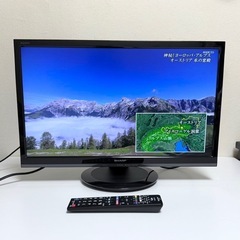 SHARP アクオス 2T-C22AD フルHD 22V型液晶テレビの画像