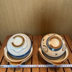土鍋 １人用 ２個セットの画像