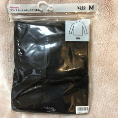 新品未使用品【GU】フライスタートルネックTシャツ 3枚の画像