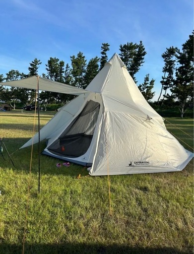 大型テント、タープ、グランドシート3点セット