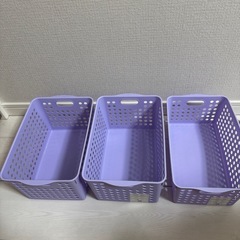 収納箱　けーすケース3セットの画像