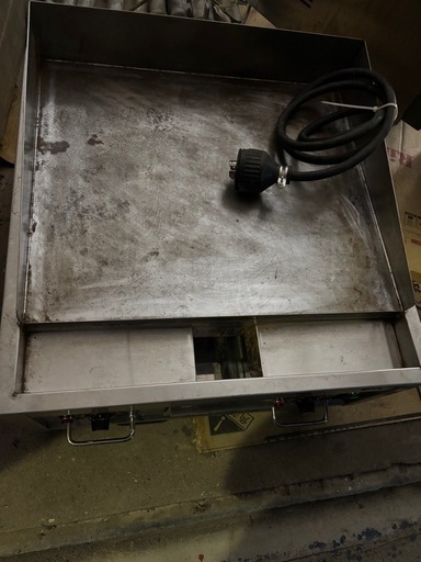 【中古】2020年製 マルゼン 電気 グリドル MEG-066 3相200V 6kw鉄板焼