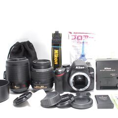 高画質2416万画素搭載 Nikon D3200 ダブルレンズ 初心者おすすめの画像