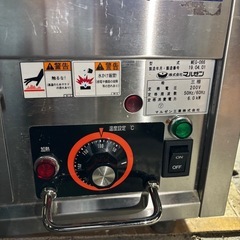 【中古】2019年製 マルゼン 電気 グリドル MEG-066 3相200V 6kw鉄板焼の画像