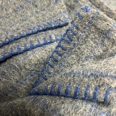 デンマーク軍　ブランケット ウール 厚手のアウトドアの画像