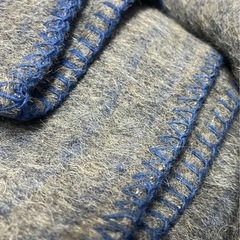 デンマーク軍　ブランケット ウール 厚手のアウトドアの画像