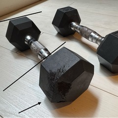 ダンベル 4.5kg と 6.8kg 各ぺあペア　の画像