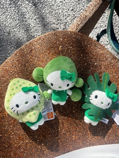 万博　日本館　藻キティ　マスコットキーホルダー　ぬいぐるみ