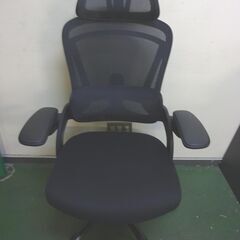 M　未使用/新品　アウトレット特価　オフィスチェア ランバーサポート付 ロッキング ヘッドレスト ハイバック 肘付き 高さ調節 メッシュ チェア 椅子の画像