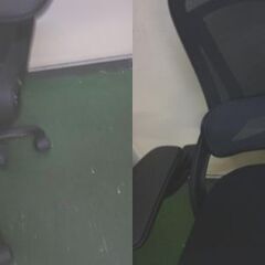 M　未使用/新品　アウトレット特価　オフィスチェア ランバーサポート付 ロッキング ヘッドレスト ハイバック 肘付き 高さ調節 メッシュ チェア 椅子の画像