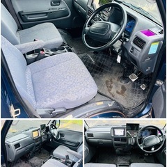 H14年スバルディアスワゴン スーパーチャージャーオートマチク4WDエアコンパワー車検8年2月までナビ/バックカメラ/テレビDVD タイベル交換の画像