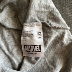 130 ユニクロキッズ　MARVEL Tシャツの画像