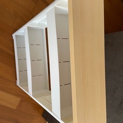 幅12.5cmのスキマが大容量収納庫になるワゴンの画像