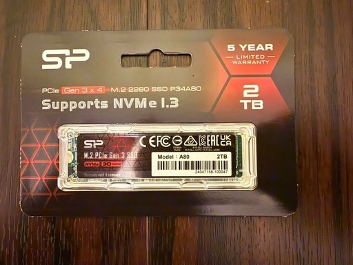 SP Silicon Power シリコンパワー SSD 2TB