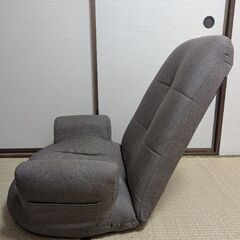 【引き取り限定1000円】ポケットコイル ハイバック座椅子 肘掛け付き（ダンスのゲン）の画像