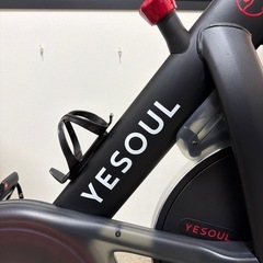 YESOUL スマートスピンバイク　フィットネスバイク ブラック　アプリ連動の画像