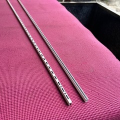 未使用　倉庫保管品　棚柱　ホワイト　２本の画像