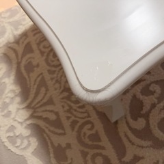 ニトリ 猫脚こたつテーブル ホワイトの画像