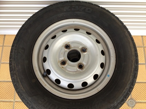 ブリヂストン k370 LTタイヤ　145/80 R12 夏タイヤ4本セット　軽トラ　軽バン
