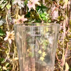 ガラス花瓶50cm未使用品　の画像