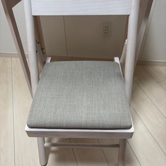 デスクチェアセット　折りたたみテーブル椅子セットの画像