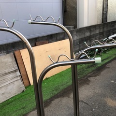 屋外用物干し台 2個セット けっこう美品です🥰 格安！早いもの勝ちの画像