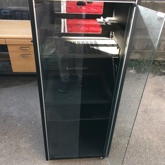 Pioneer オーディオ&レコードラック ガラス扉のレコードラックです🥰50cm×44cm×高さ130cmの画像