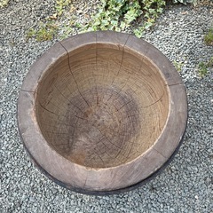 木臼　餅つきの画像