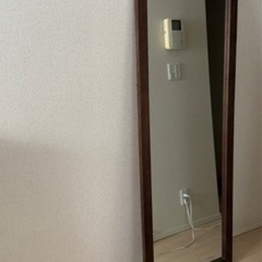 ミラー　全身鏡 ブラウンの画像