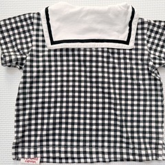 apres les cours アプレ レ クール ユニクロ UNIQLO 子ども服 チェック セーラー服 襟付き 90cm
の画像