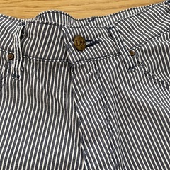 Lee スカート ヒッコリー柄　美品　Sの画像