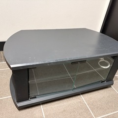 TV台 ガラス扉付きの画像