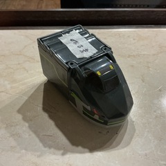 新幹線変形ロボ🤖シンカリオンチェンジザワールドファントムシンカリオン🚅おもちゃハッピーセット🍟かっこいい✨変身おもちゃグレー緑の画像