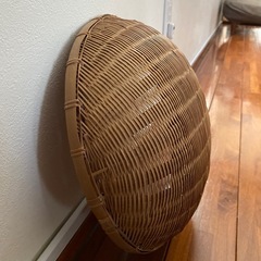 竹細工　ボウル型ざる　直径35.5㎝ 高さ9.0㎝の画像