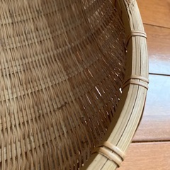 竹細工　ボウル型ざる　直径35.5㎝ 高さ9.0㎝の画像