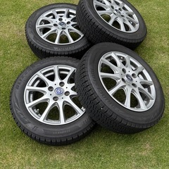 155/65R14 スタッドレス4本 ブリヂストン VRX2の画像