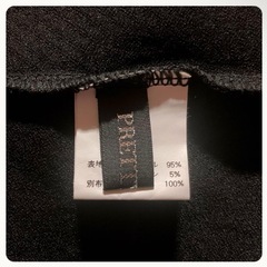 ꒰PRETTY SOUL꒱パール シアー ミニワンピース 黒 大人可愛いの画像