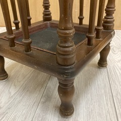 商談中レトロ　木製　傘立ての画像