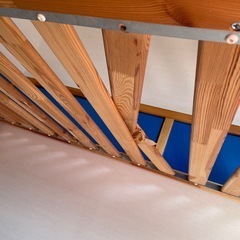 ベッド　IKEA イケア KURA キューラ リバーシブルベッド, ホワイト/パイン材90x200 cm の画像