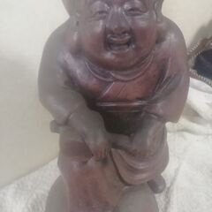 備前焼 大黒様 高さ34cmの画像