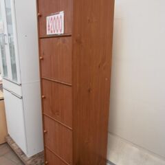 589＞　収納棚　扉付き　本棚の画像