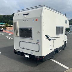 車検長い 9年7月  キャンピングカー バンテックATOM タウンエース キャブコン 4WD FFヒーター 家庭用エアコン サイドオーニング NOX適合 全国登録OK ガソリン車 車中泊の画像